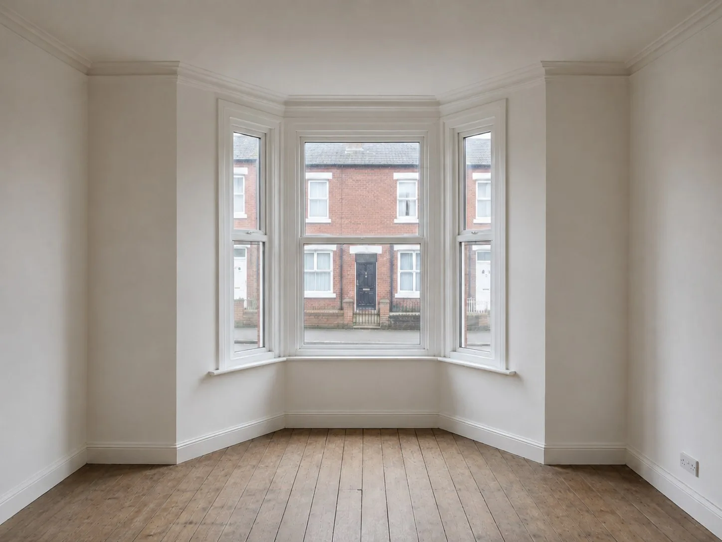 Terraced window after treatment